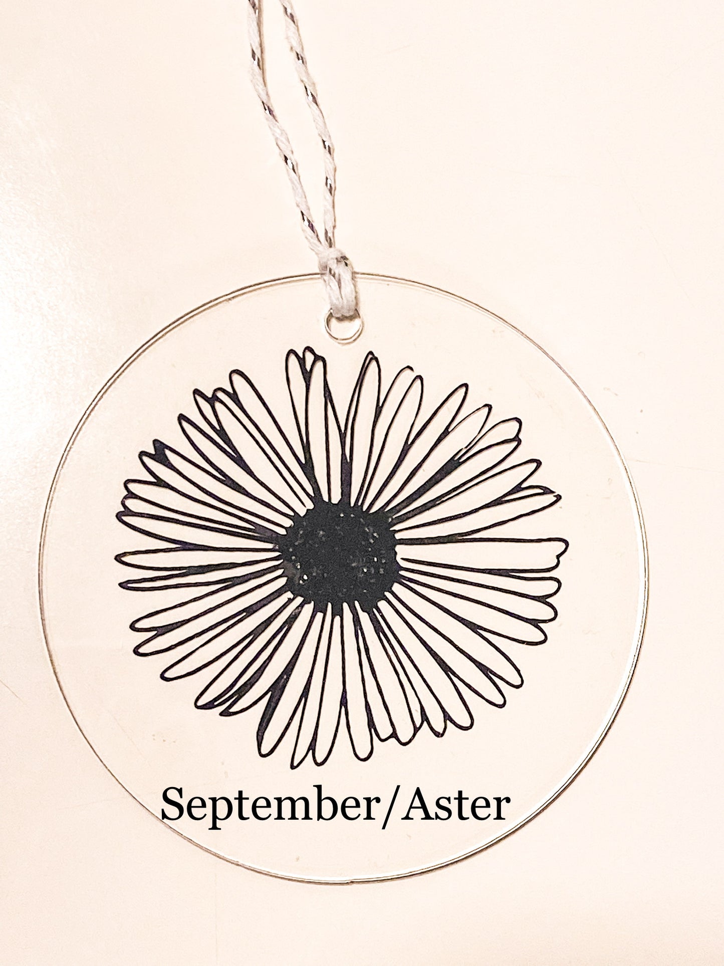 Custom Birth Flower Ornament